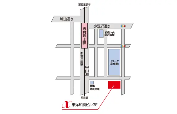 板橋PODセンターの地図