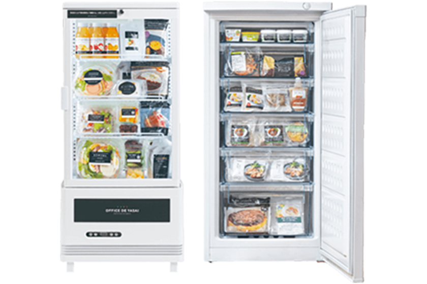 『オフィスでごはん』・『オフィスでやさい』写真