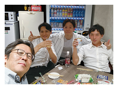 社員だちの写真